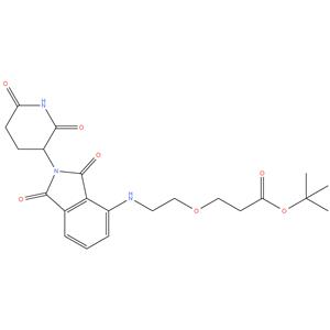 tert-butyl 3-[2-[[2-(2,6-dioxo-3-piperidyl)-1,3-dioxoisoindolin-4-yl]amino]ethoxy]propanoate