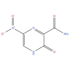 6-Nitro-3-oxo-3,4-dihydro-2-pyrazinecarboxamide