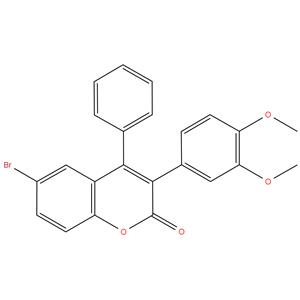 6-Bromo-3(3',4'-dimethoxyphenyl)-4-phenylcoumarin