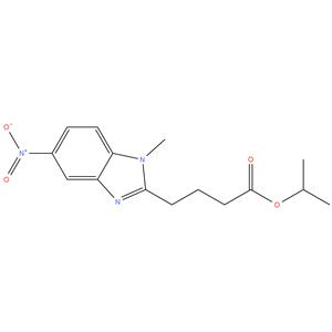 lsopropyl 4-(1-methyl-5-nitro-1H-benzo[d]imidazol-2-yl) butanoate