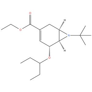 ethyl (3R,4S,5R)-4,5-(1,1-dimethylethyl)imino-3-(1-ethylpropoxy)-1-cyclohexene-1-carboxylate