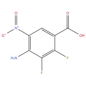 4-amino-2,3-difluoro-5-nitro-benzoic acid