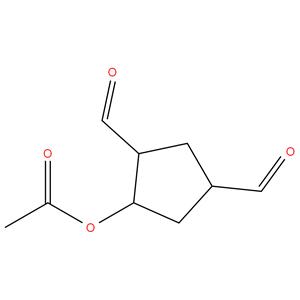 2,4-diformylcyclopentyl acetate