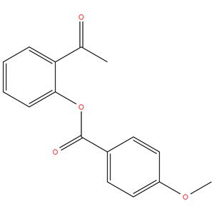 2-Acetyl phenyl-4-methoxy benzoate