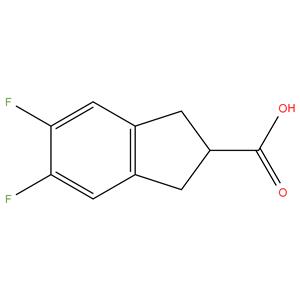 5,6-difluoro-2,3-dihydro-1H-indene-2-carboxylic acid