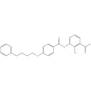 3’-[4-(4-Phenylbutoxy)benzoylamino]-2’-hydroxyacetophenone