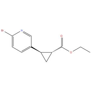 Trans Ethyl-2-(6-bromopyridin-3-yl)cyclopropane-1-carboxylate