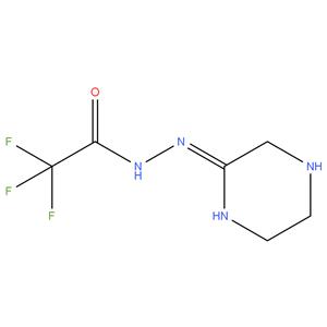 2,2,2-Trifluoro-N'-[(2Z)-2-piperazinylidene] acetohydrazide