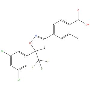 4-(5-(3,5-dichlorophenyl)-5-(trifluoromethyl)-4,5-dihydroisoxazol-3-yl)-2-methylbenzoic acid