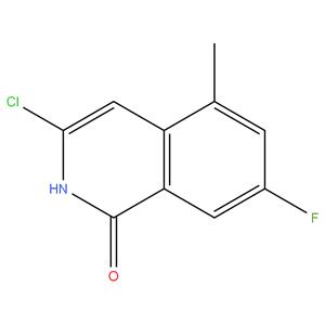 3-Chloro-7-fluoro-5-methyl-1(2H)-isoquinolinone