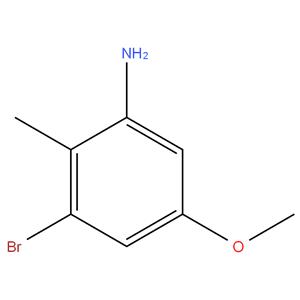 3-bromo-5-methoxy-2-methyl aniline