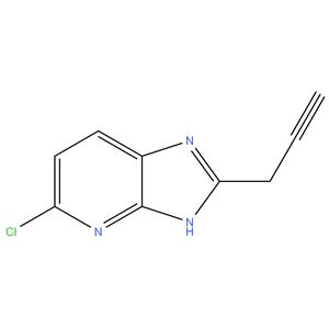 5- chloro-2-(prop-2-yn-1-yl)-1H-imidazole[4,5-b]pyridine