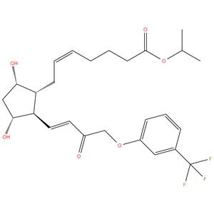 Propan-2-yl (Z)-7-[(1R,2R,3R,5S)-3,5-dihydroxy-2-[(E)-3- oxo-4-[3-(trifluoromethyl) phenoxy]but-1- enyl]cyclopentyl]hept-5-enoate