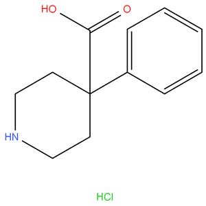 4-phenylpiperidine-4-carboxylic acid hydrochloride