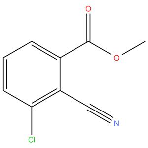 2-CHLORO-3-CYANO BENZOIC ACID METHYL ESTER