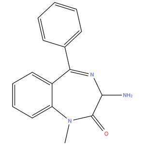 3-Amino-1-methyl-5-phenyl-1,3-dihydro-2H-1,4-benzodiazepin-2-one