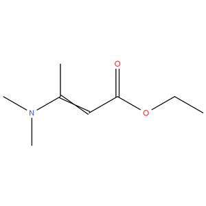 ethyl ( E ) -3- ( dimethylamino ) but - 2 - enoate