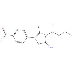 Ethyl 2-amino-4-methyl-5-(4-nitrophenyl)-3-thiophenecarboxylate (API Intermediate)