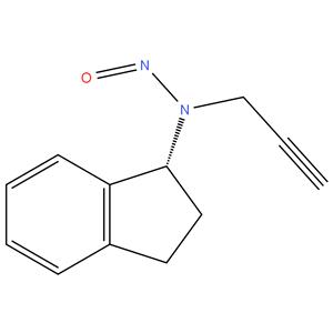 ( R ) -N- ( 2,3 - dihydro - 1H - inden - 1 - yl ) -N- ( prop - 2 - yn - 1 - yl ) nitrous amide