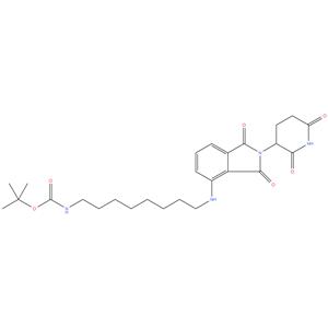 tert-butyl (8-((2-(2,6-dioxopiperidin-3-yl)-1,3-dioxoisoindolin-4-yl)amino)octyl)carbamate