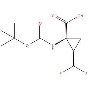 (1R,2R)-1-[(tert-butoxycarbonyl)amino]-2-(difluoromethyl)cyclopropane-1-carboxylic acid