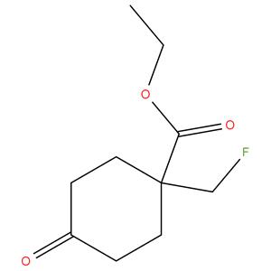 ethyl 1-(fluoromethyl)-4-oxocyclohexanecarboxylate