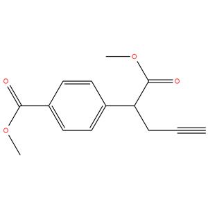 Alpapropargylhomoterephthalic acid dimethyl ester