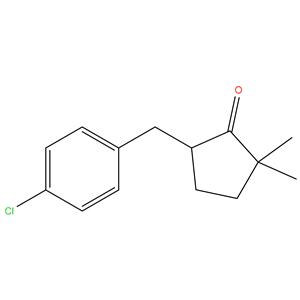 5-(4-chlorobenzyl)-2,2-dimethylcyclopentanone