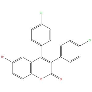 6-Bromo-3,4-Di(4-Chloro Phenyl) Coumarin