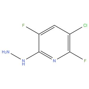 5-chloro-3,6-difluoro-2-hydrazinopyridine