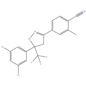 4-(5-(3,5-dichlorophenyl)-5-(trifluoromethyl)-4,5-dihydroisoxazol-3-yl)-2-methylbenzonitrile