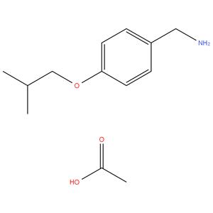 4-Isobutoxybenzylamine 
Acetate