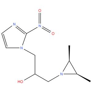 Cis-alpha-(2,3-dimethyl-1- aziridinl)methyl)-2-Nitro-lH-
imidazole ethanol