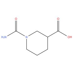 1 - carbamoylpiperidine - 3 - carboxylic acid