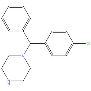 (-)-1-((4-chlorophenyl)phenylmethyl)piperazine