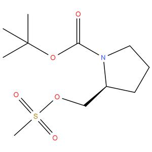 tert-Butyl (2S)-2-[(methanesulfonyloxy) methyl] 
pyrrolidine-1-carboxylate