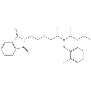 Ethyl-2-(2-chlorobenzylidine)-4-[2 (phthalimido)ethoxy] Acetoacetate