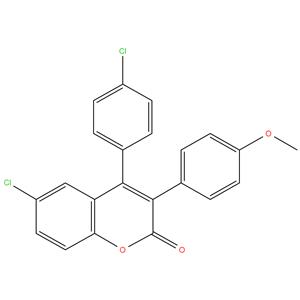 6-Chloro-4(4-Chloro Phenyl)-3(4-MethoxyPhenyl) Coumarin