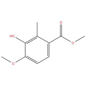 3-hydroxy-4-methoxy-2-methyl benzoic acid methyl ester