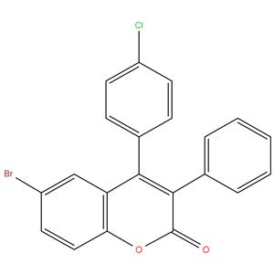 6-Bromo-4(4-Chloro Phenyl)-3-Phenyl Coumarin