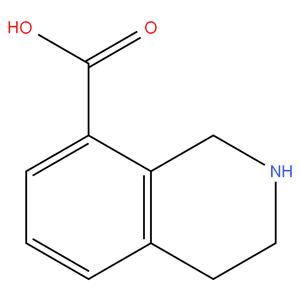 1,2,3,4-tetrahydroisoquinoline-8- carboxylic acid