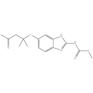 Methyl N 5-(2-methyl-4-oxopentan-2-yl)sulfanyl-1H- benzo[d]imidazol-2-ylcarbamate