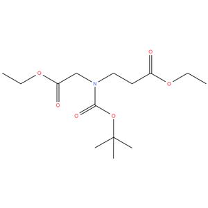 3-(tert-Butoxycarbonyl-ethoxycarbonylmethyl-amino)-propionic acid ethyl ester