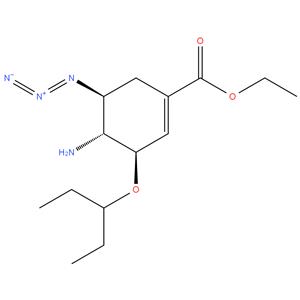 (3R,4R,5S)-ethyl 4-amino-5-azido-3-(pentan-3-yloxy)cyclohex-1-enecarboxylate