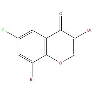6-Chloro-3,8-dibromochromone