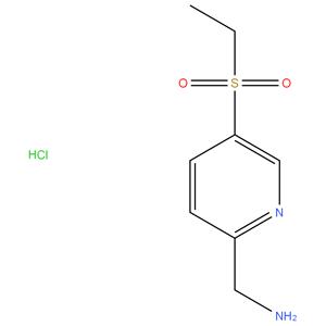 [5-(ETHYLSULFONYL)PYRIDIN-2-YL] METHANAMINE HYDROCHLORIDE