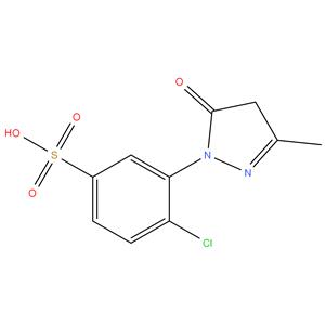 1-(2-chloro-5-sulfophenyl)-3-methyl-5-pyrazolone