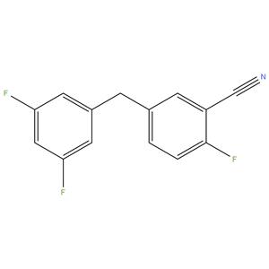 5-(3,5-difluorobenzyl)-2-fluorobenzonitrile
