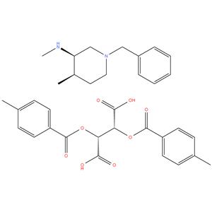 Bis[(3R,4R)-1-benzyl-N,4-diMethylpiperidin-3-amine]di-p-toluyl-L-tartrate