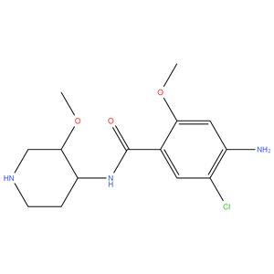 4-AMINO-5-CHLORO-2-METHOXY-N-(3-METHOXYPIPERIDIN-4-YL)BENZAMIDE